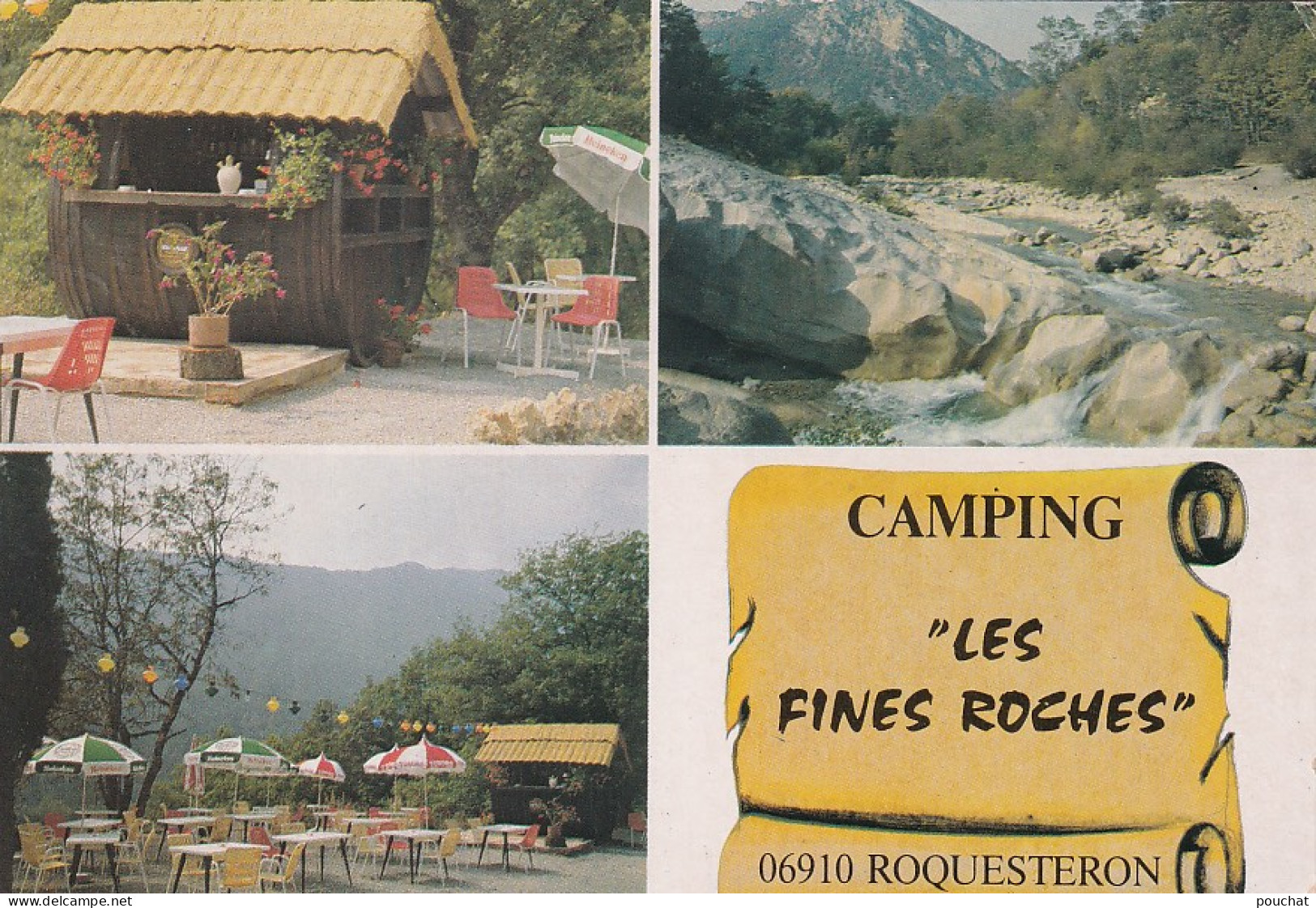 KO 27-(06) ROQUESTERON - CAMPING " LES FINES ROCHES " - MULTIVUES - Sonstige & Ohne Zuordnung