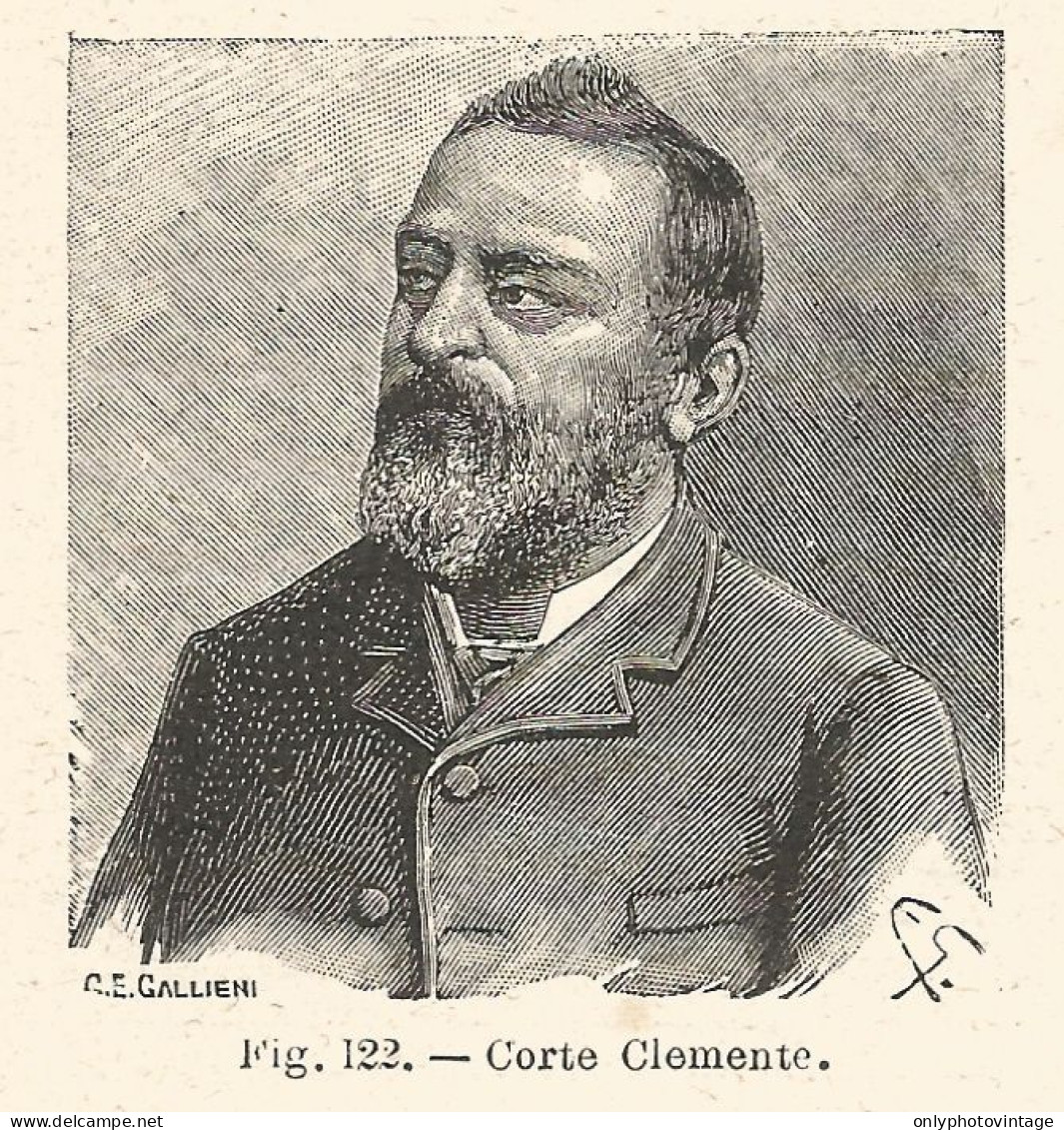 Clemente Corte - Incisione Antica Del 1925 - Engraving - Stampe & Incisioni