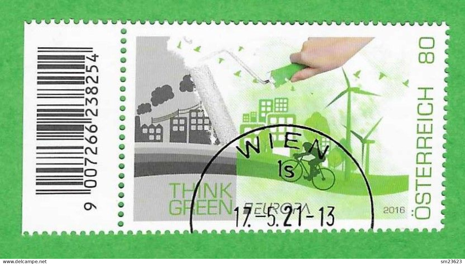 Österreich   2016  Mi.Nr. 3268 , EUROPA CEPT / Think Green - Gestempelt / Fine Used / (o) - 2016