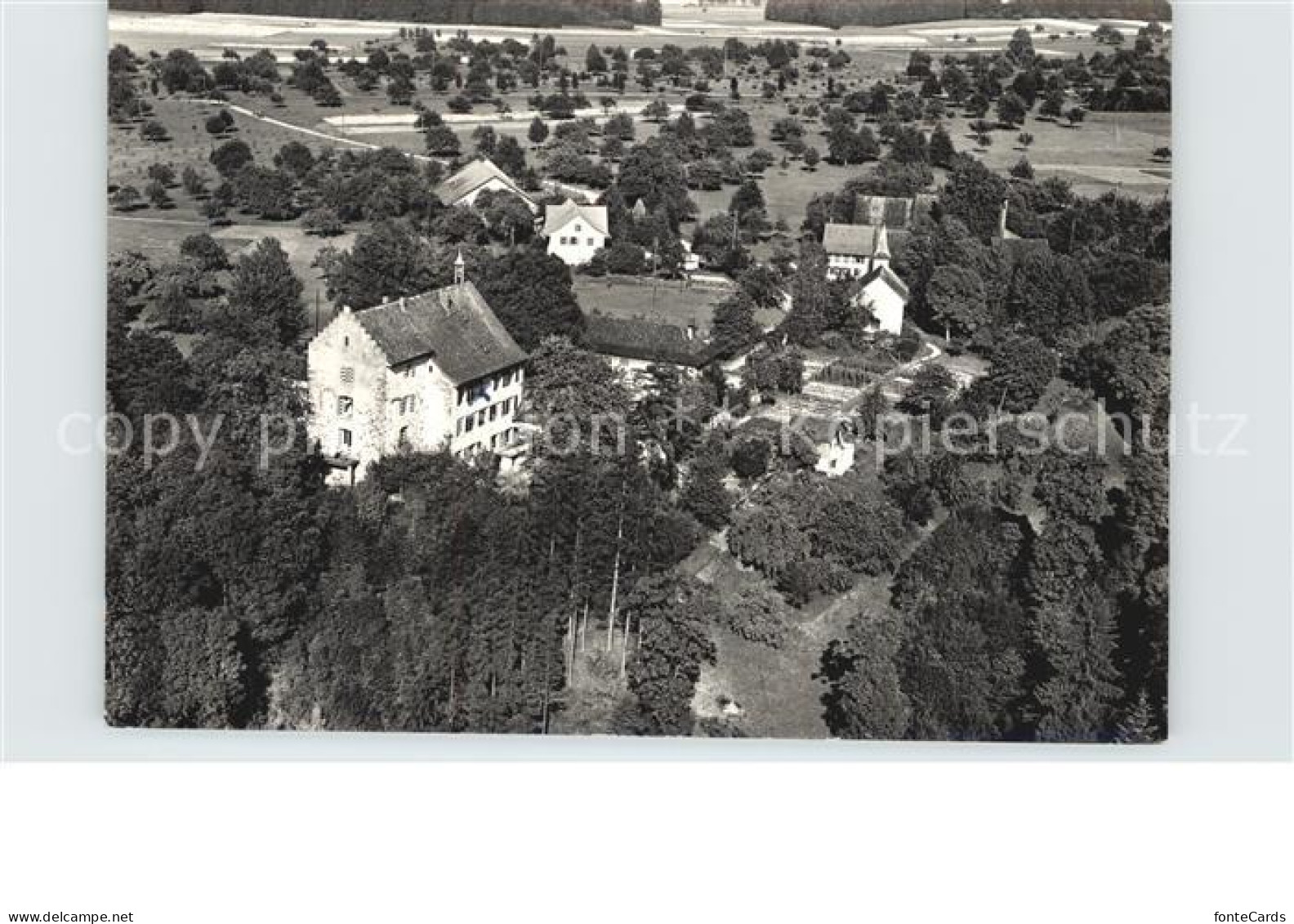 12590061 Hohentannen TG Fliegeraufnahme Schloss Oetlishausen Hohentannen TG - Autres & Non Classés