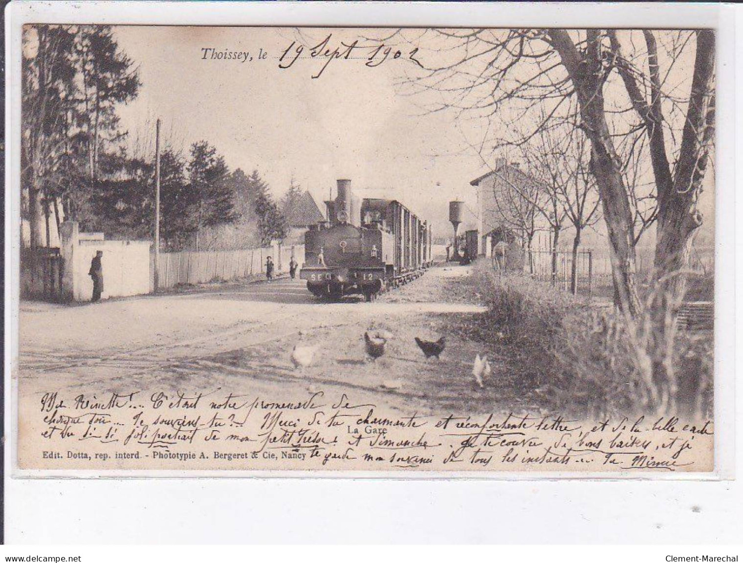 THOISSEY: La Gare - Très Bon état - Ohne Zuordnung