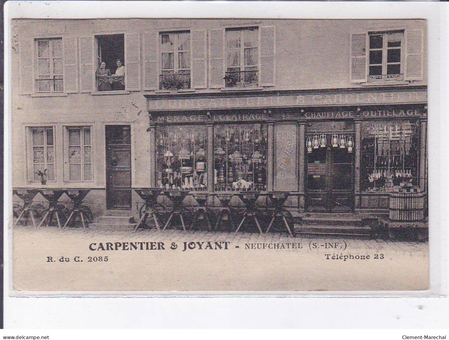 NEUFCHATEL: Magasin De Chauffage, Quincaillerie C. Carpentier Et Joyant - Très Bon état - Neufchâtel En Bray