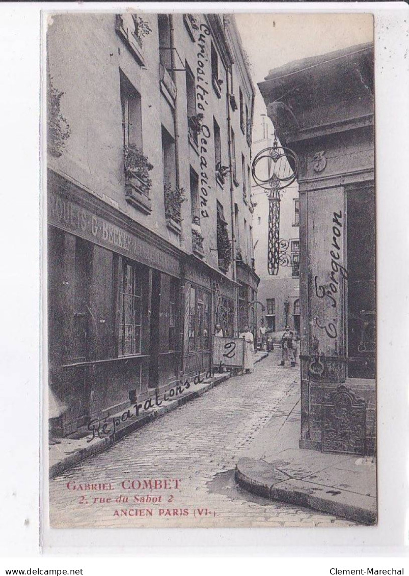 PARIS 6ème : Gabriel Combet 2 Rue Du Sabot Ancien (serrurerie) - Très Bon état - Otros & Sin Clasificación