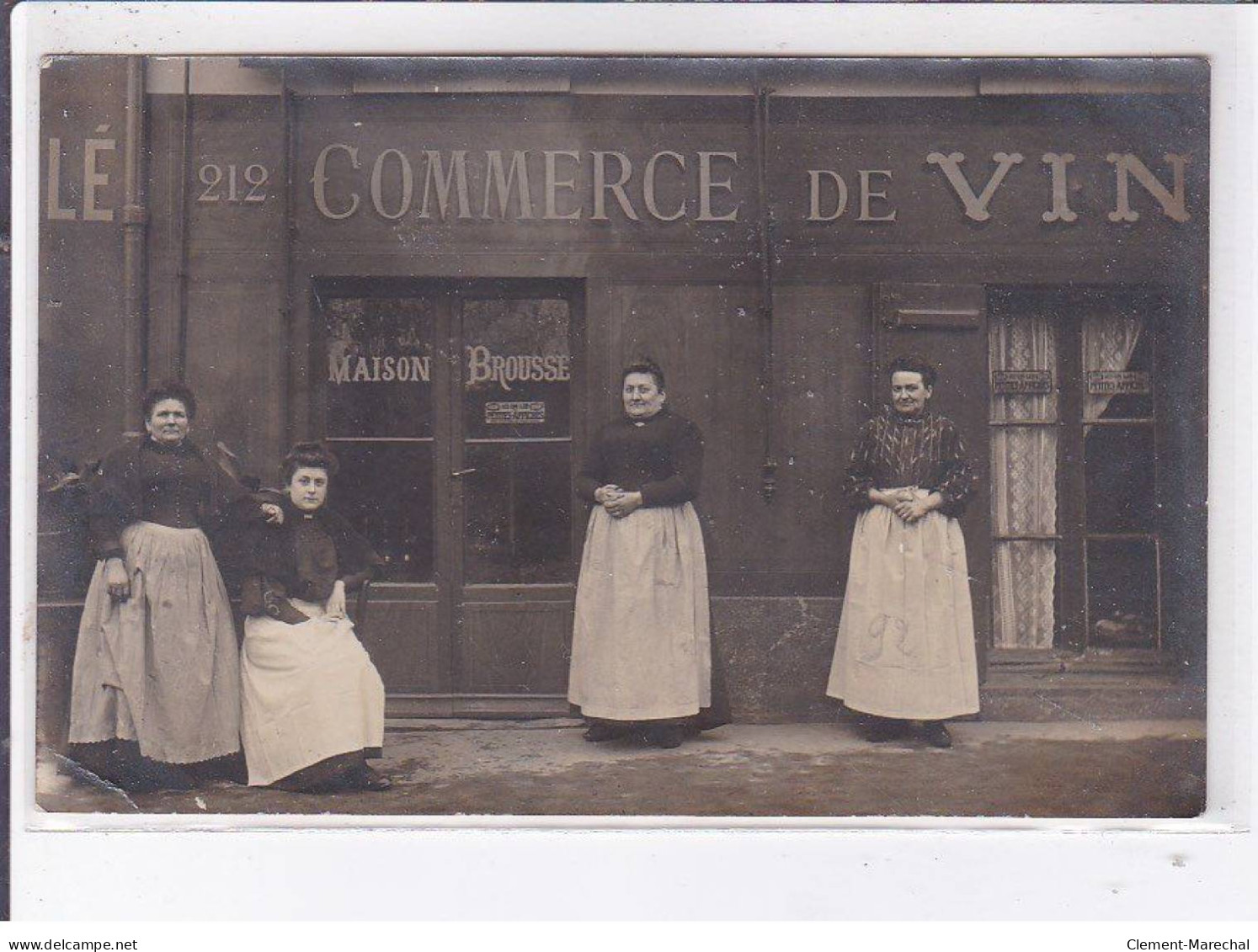 PARIS: Commerce De Vins, Brousse - état - Other & Unclassified