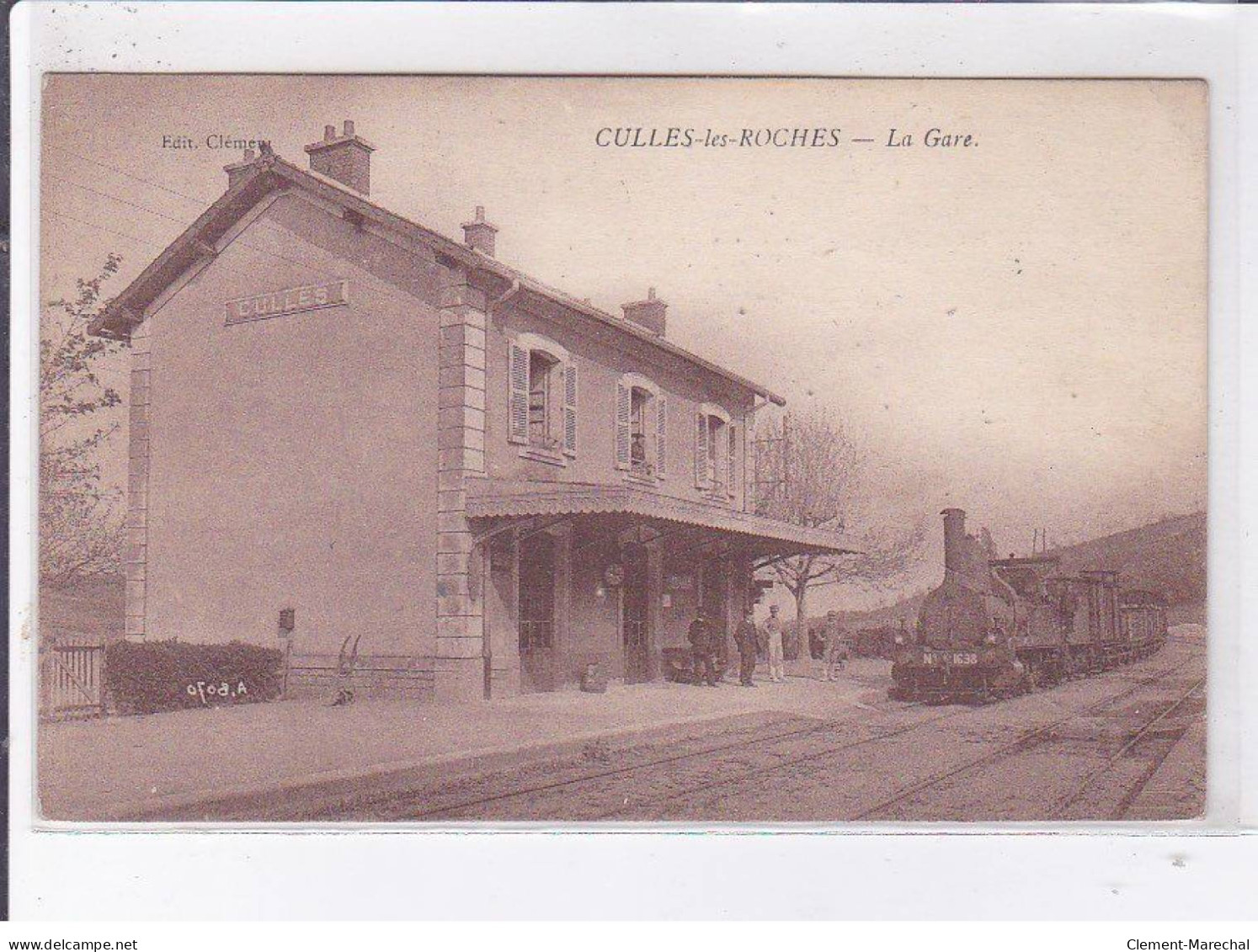 CULLES-les-ROCHES: La Gare - Très Bon état - Other & Unclassified