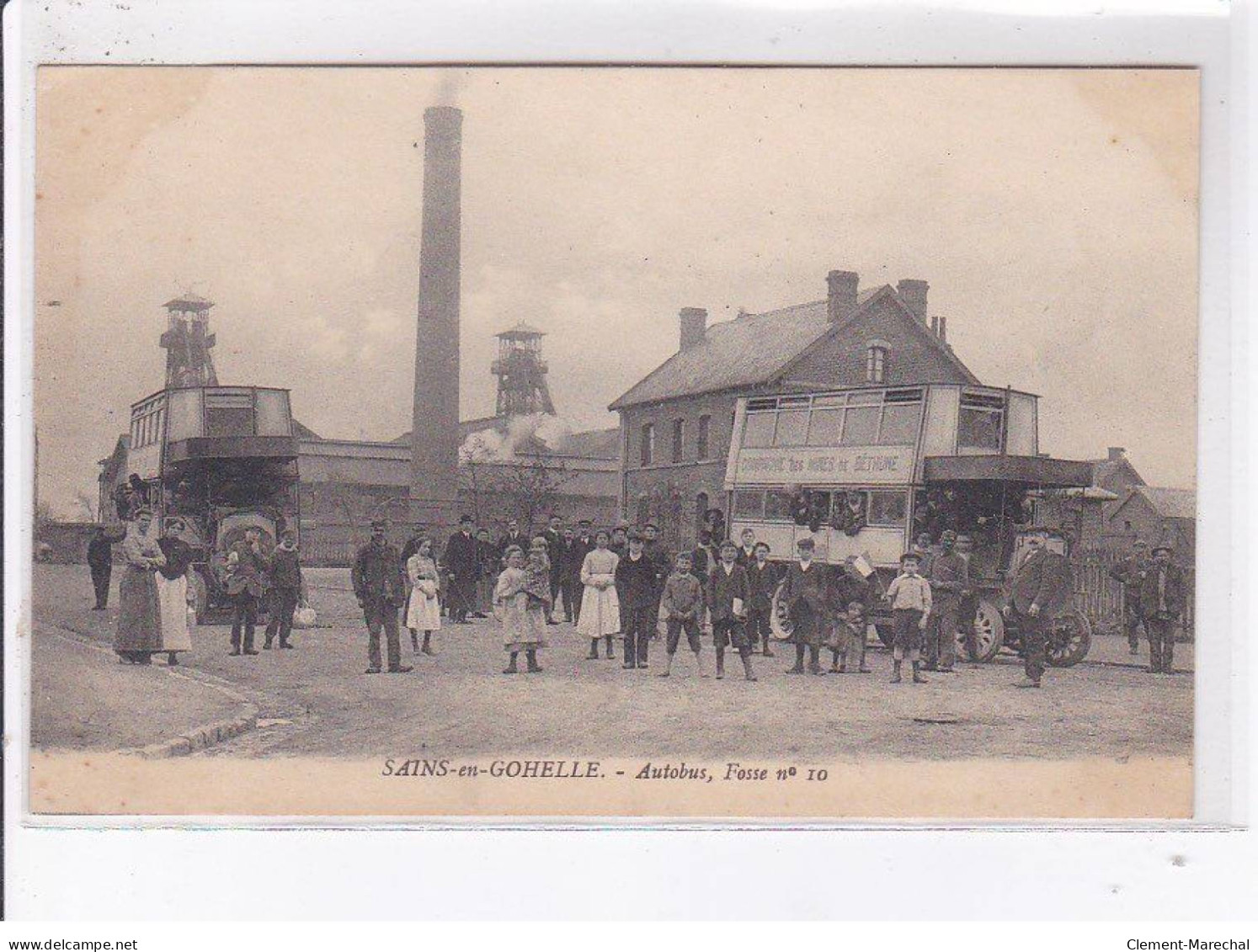 SAINS-en-GOHELLE: Autobus Fosse N°10 - Très Bon état - Andere & Zonder Classificatie