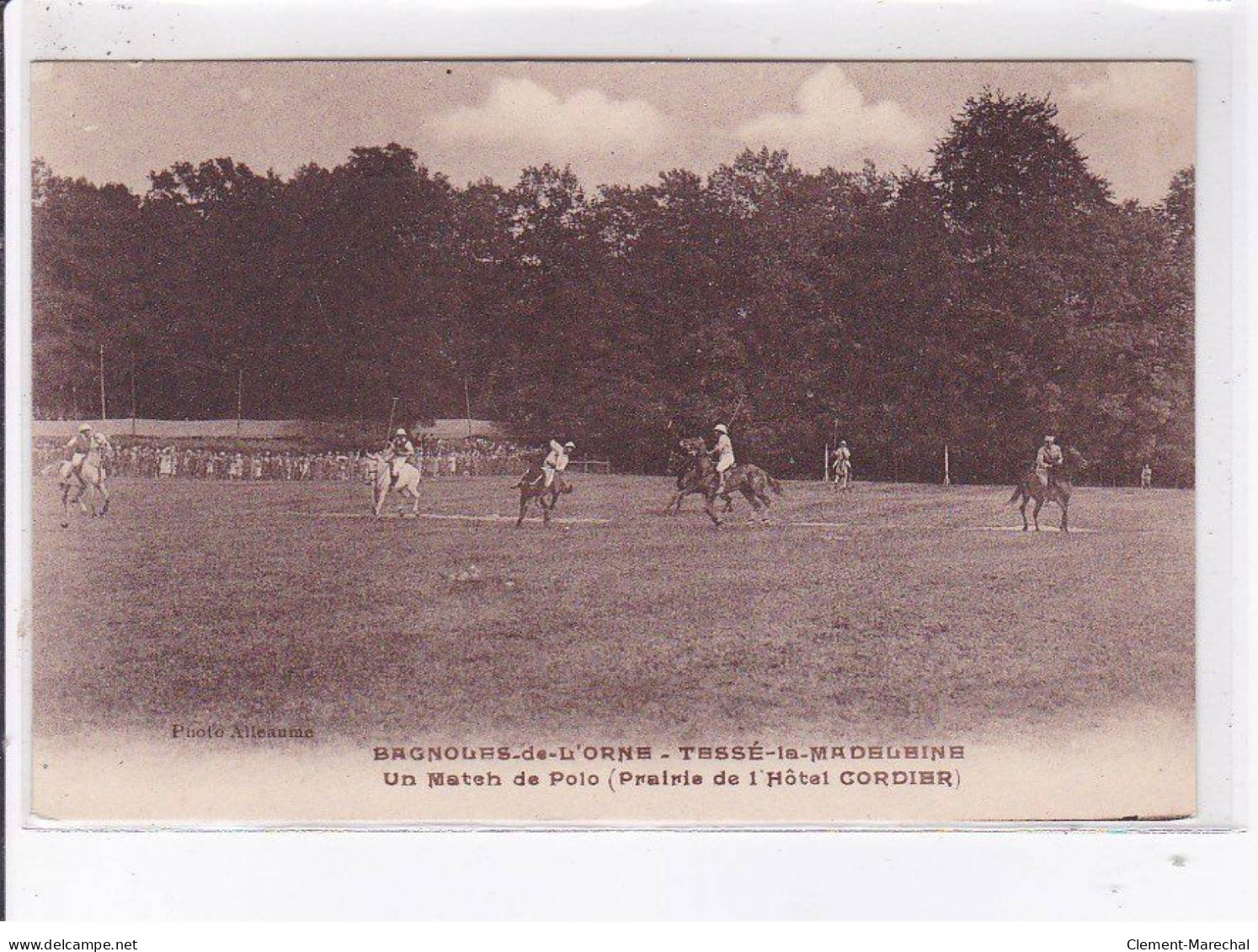 BAGNOLES-de-L'ORNE: Tessé-la-madeleine Un Match De Polo - Très Bon état - Bagnoles De L'Orne