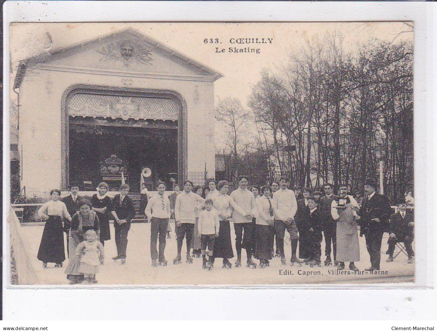 COEUILLY: Le Skating - Très Bon état - Sonstige & Ohne Zuordnung