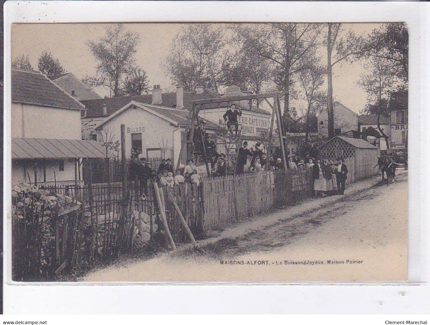 MAISON-ALFORT: Le Buisson-joyeux, Maison Poirier, Jeu - état - Maisons Alfort