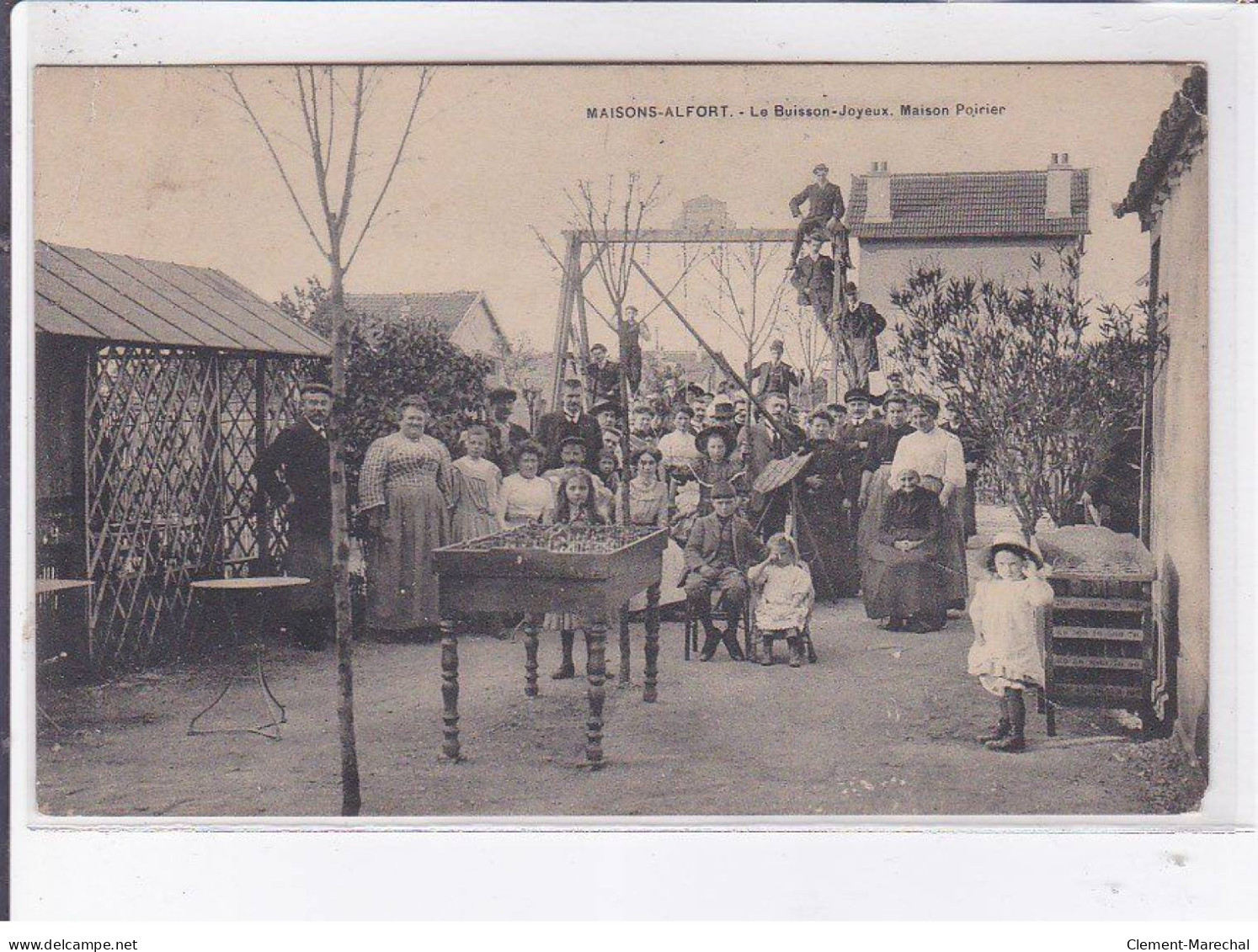 MAISON-ALFORT: Le Buisson-joyeux, Maison Poirier, Jeu - état - Maisons Alfort