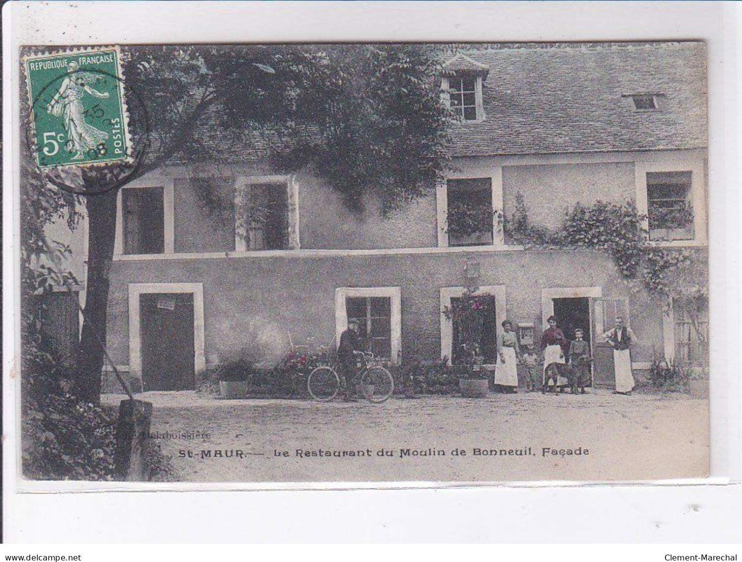SAINT-MAUR: Le Restaurant Du Moulin De Bonneuil, Façade - Très Bon état - Saint Maur Des Fosses