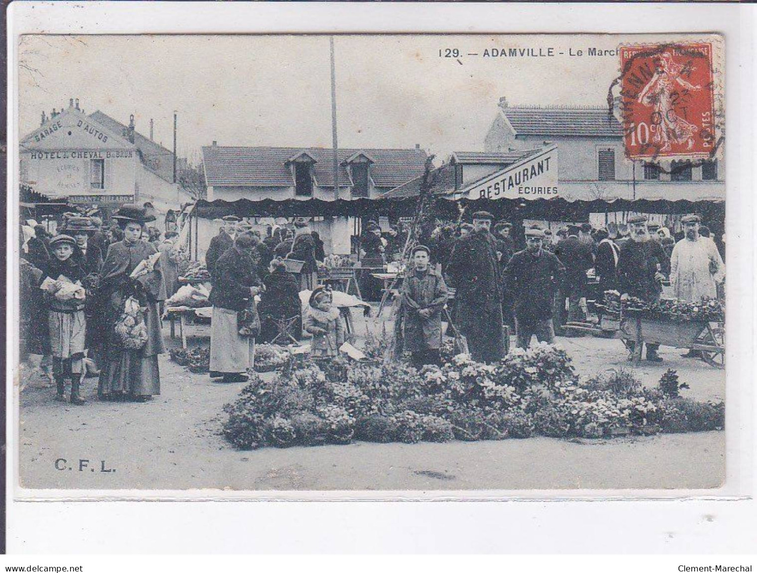 ADAMVILLE: Le Marché - Très Bon état - Autres & Non Classés