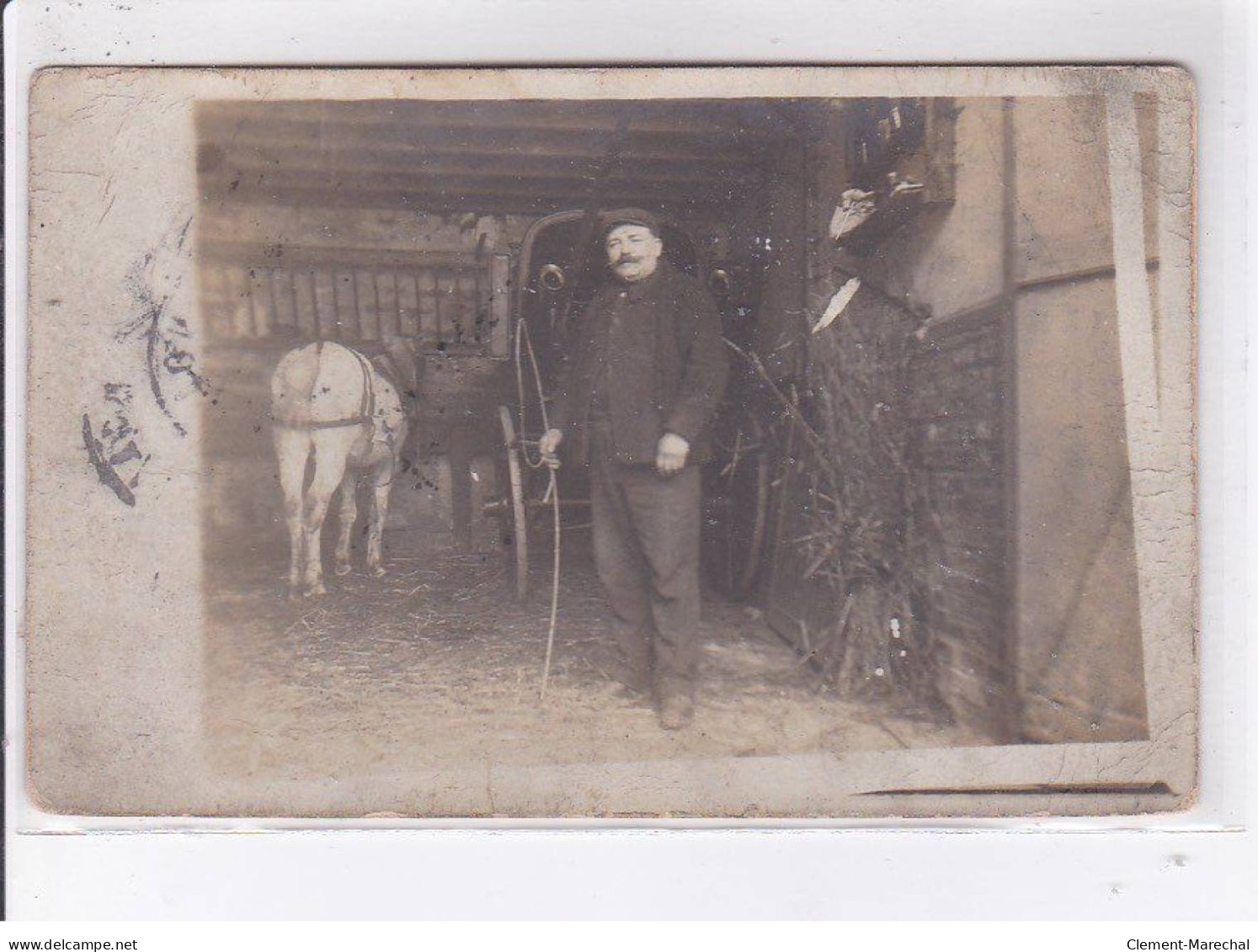 IVRY-sur-SEINE: Rue Bonnefoy, Personnage, Cheval - Très Bon état - Ivry Sur Seine