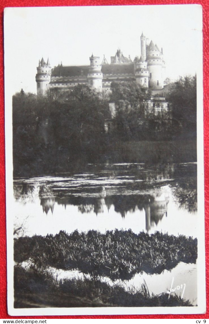 CP CHATEAU DE PIERREFONDS Le Chateau Vu De L'etang France Voyagee Used Postcard B285 - Pierrefonds