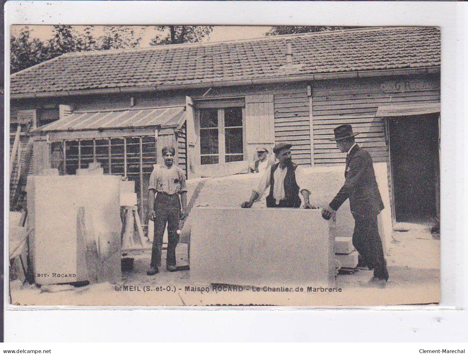 LIMEIL: Maison Rocard, Le Chantier De Marbrerie - Très Bon état - Sonstige & Ohne Zuordnung