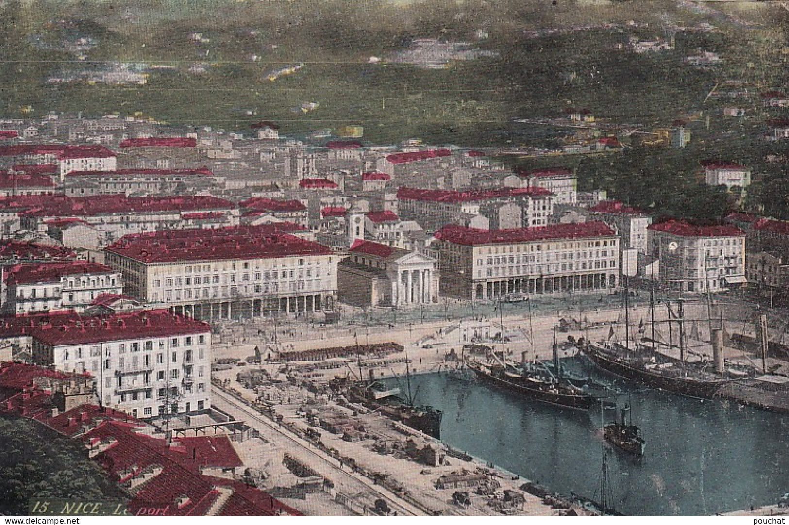 KO 28-(06) NICE - LE PORT - VUE GENERALE - CARTE COLORISEE - Maritiem Transport - Haven