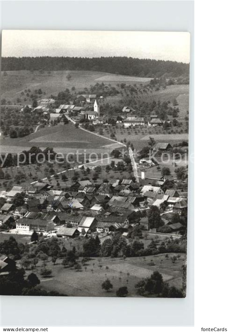 12590034 Thundorf Frauenfeld Fliegeraufnahme Mit Kirchberg Thundorf Frauenfeld - Autres & Non Classés