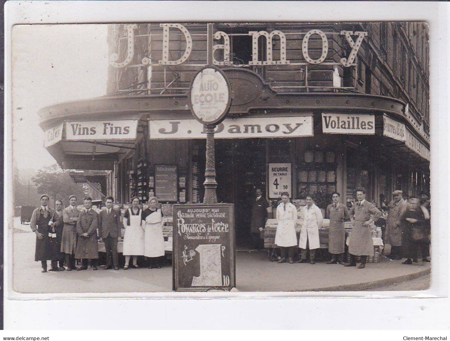 SAINT-DENIS: J. Damoy, Vins Fins, Volailles - Très Bon état - Saint Denis