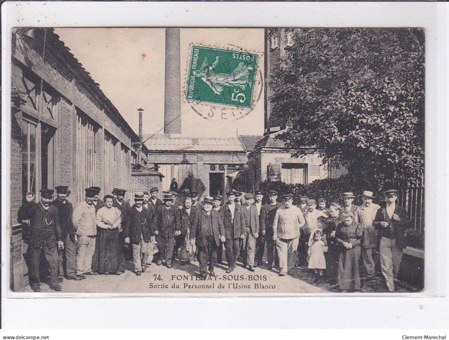 FONTENAY-sous-BOIS: Sortie Du Personnel De L'usine Blanco - Très Bon état - Fontenay Sous Bois