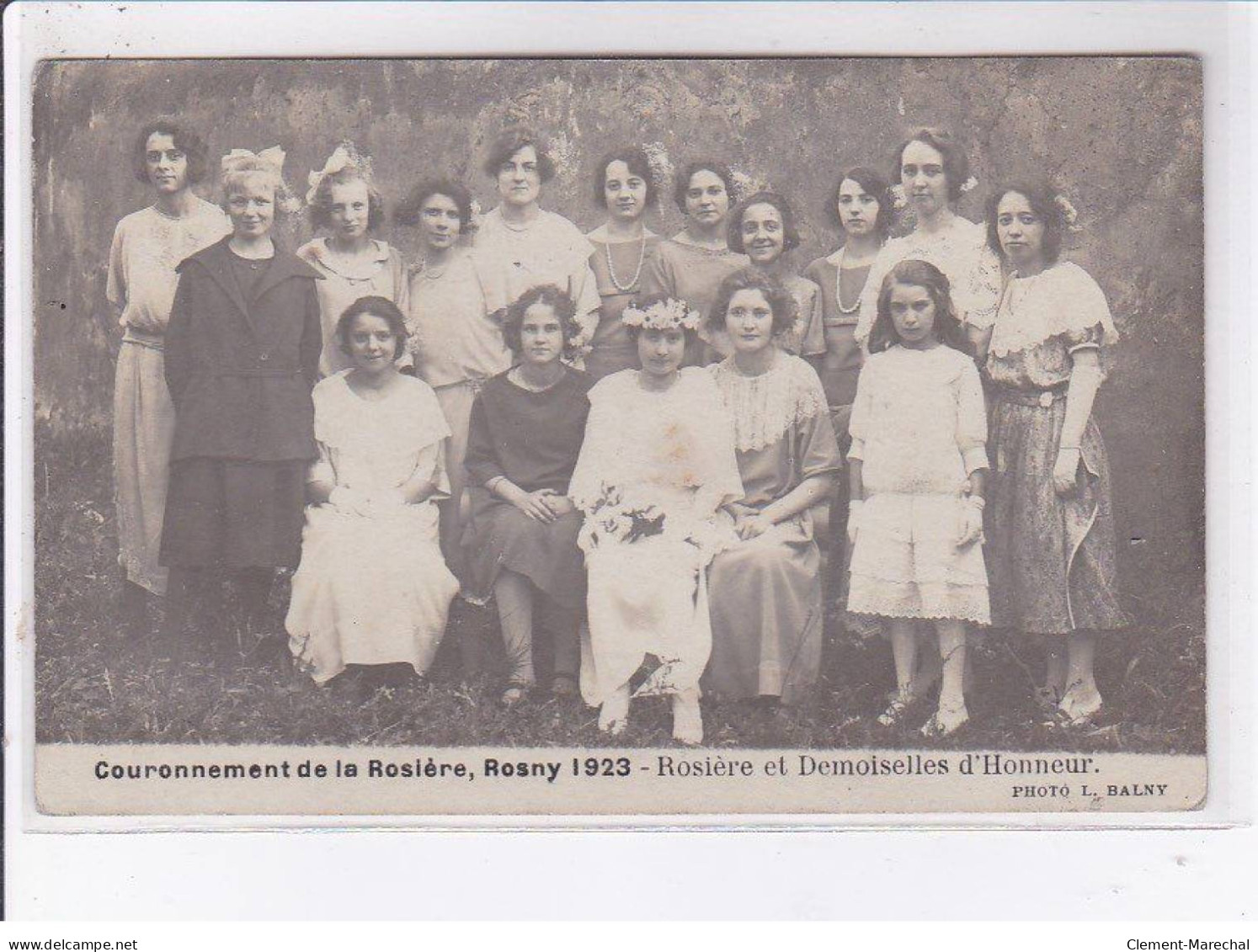 ROSNY: Couronnement De La Rosière, 1923, Demoiselles D'honneur - Très Bon état - Rosny Sous Bois