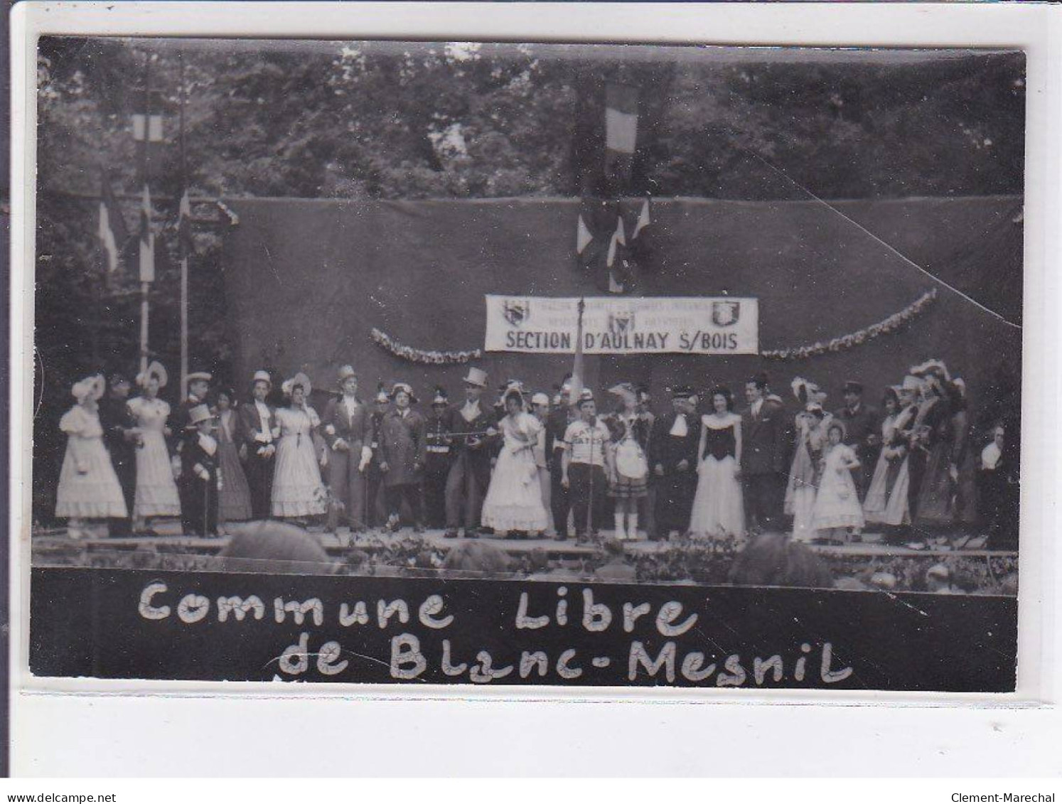 BLANC MESNIL: Commune Libre, Section D'aulnay-sous-bois - état - Autres & Non Classés