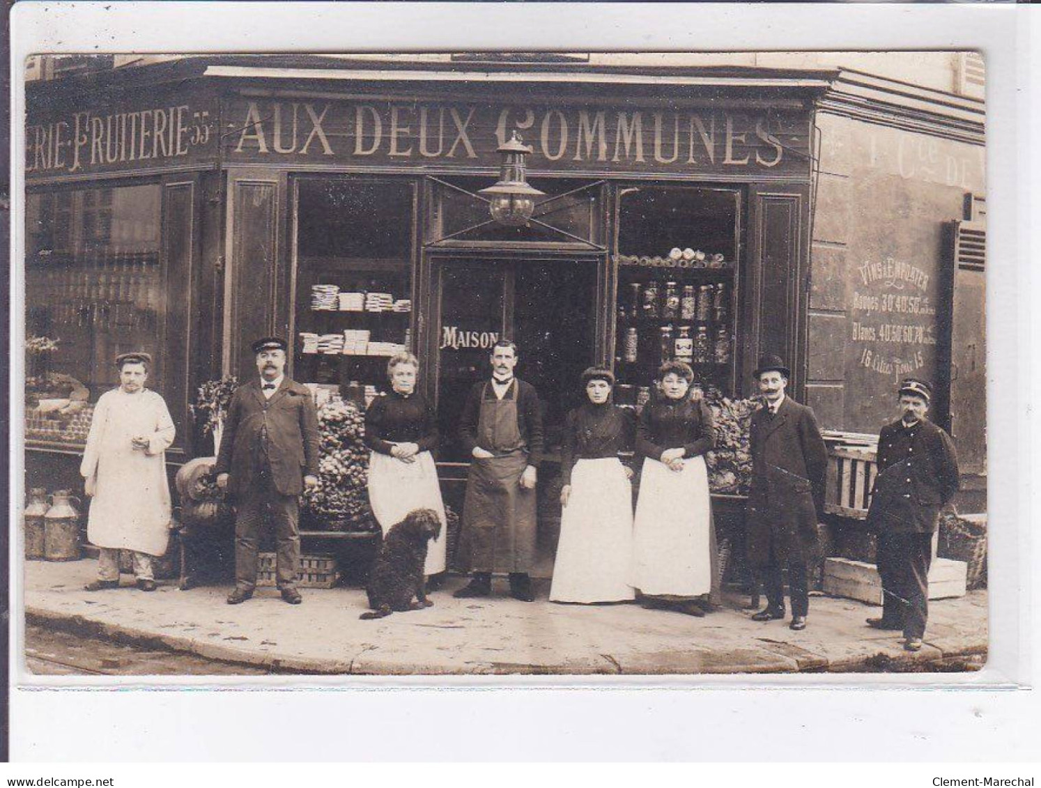 BOBIGNY(?): épicerie "aux Deux Communes" - Très Bon état - Bobigny