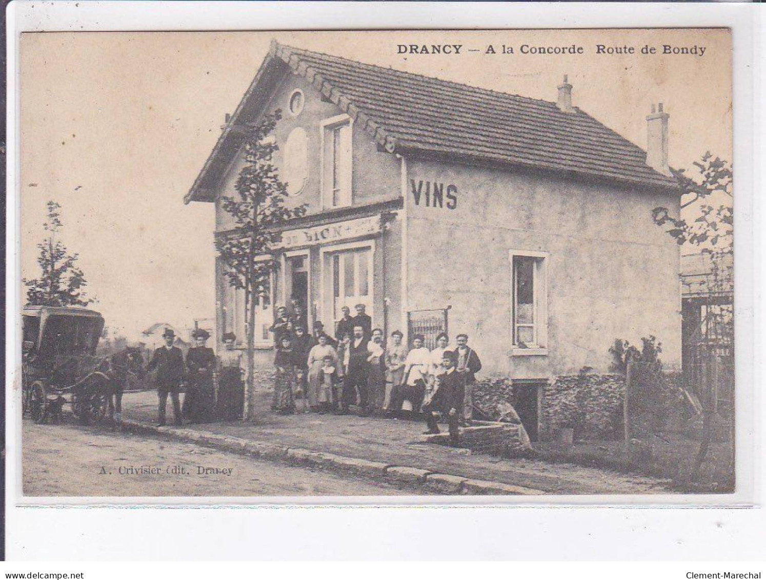 DRANCY: à La Concorde, Route De Bondy - état - Autres & Non Classés