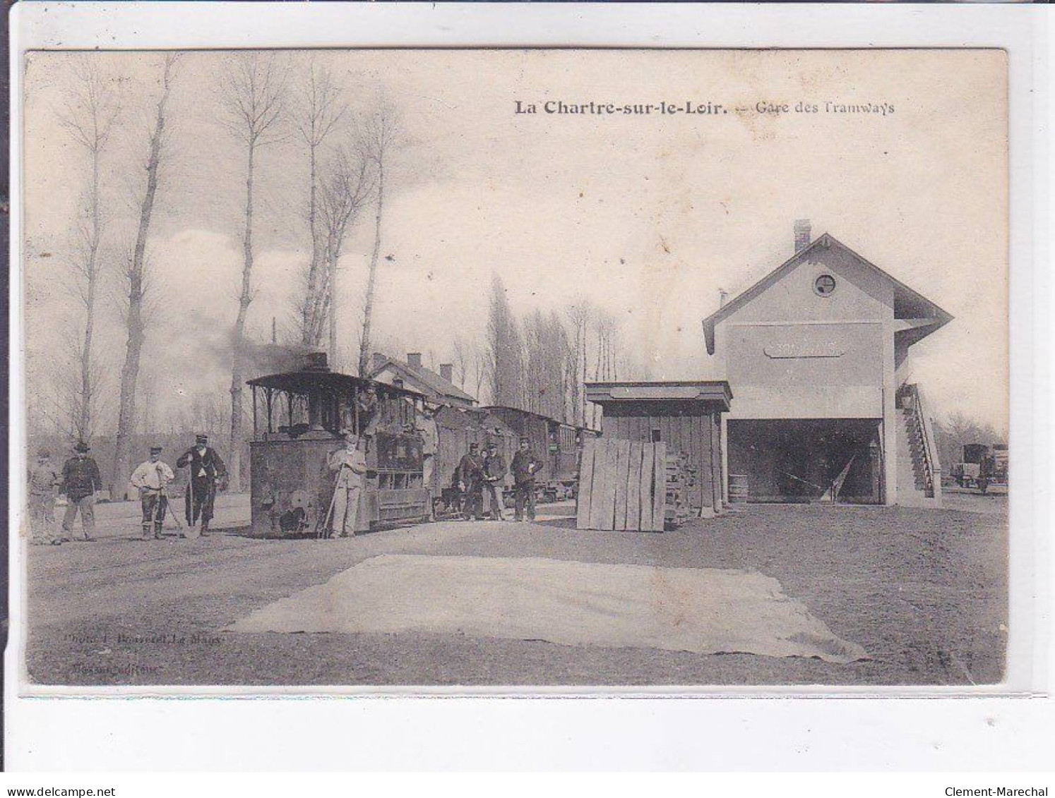 LA CHARTRE-sur-le-LOIR: Gare Des Tramways - Très Bon état - Autres & Non Classés