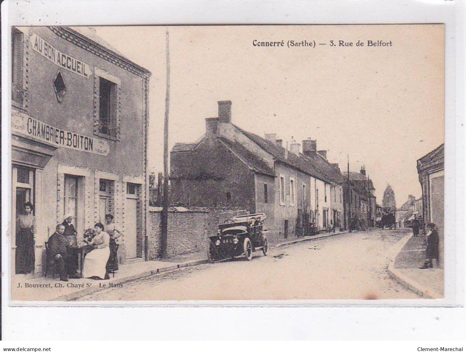 CONNERRE: 3 Rue De Belfort, Voiture, Au Bon Acceuil Chambrier-boiton - Très Bon état - Connerre