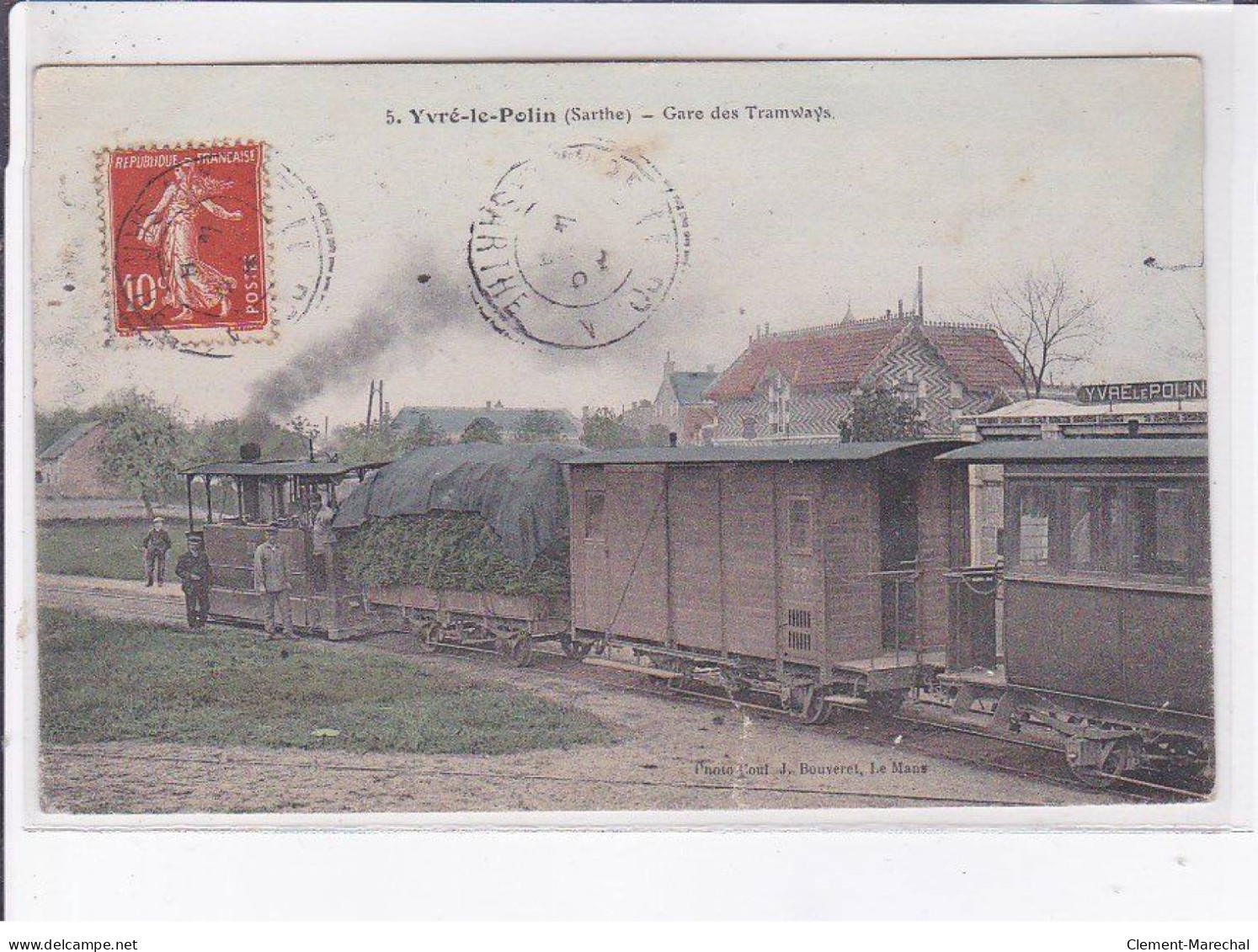 YVRE-le-POTIN: Gare Des Tramways - état - Other & Unclassified