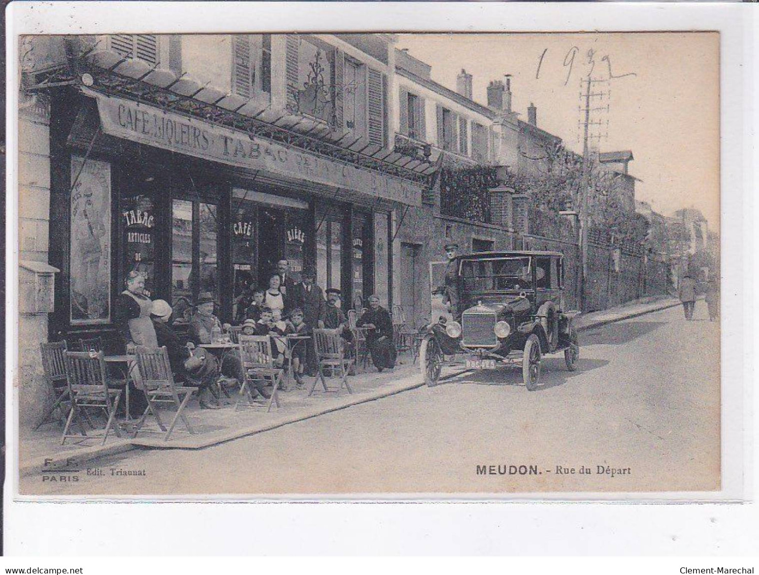 MEUDON: Rue Du Depart, Café, Tabac, Voiture - Très Bon état - Meudon