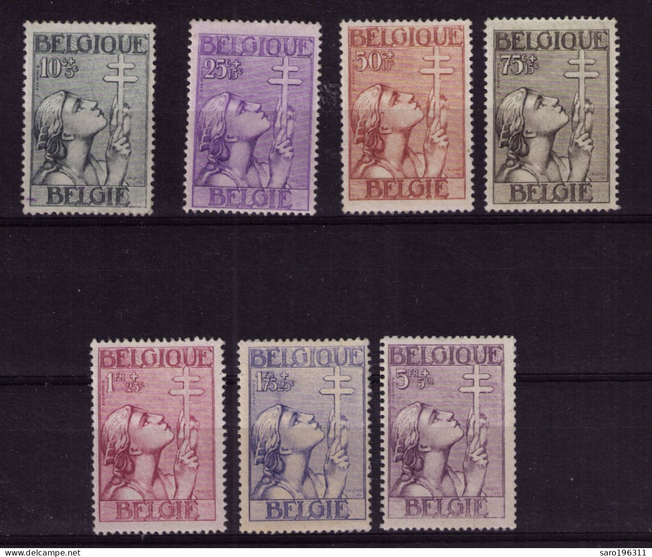 CROIX DE LORRAINE     ** / MNH   N° 377  / 383    Cob   1020  à   79,90 - Unused Stamps