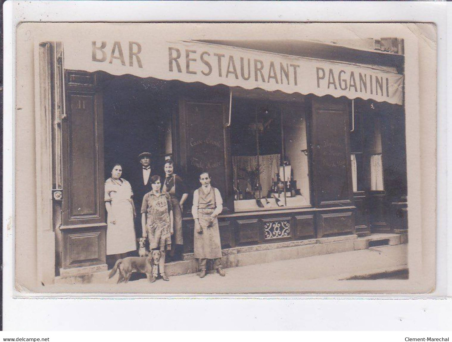 NICE: Bar Restaurant Paganini - état - Autres & Non Classés