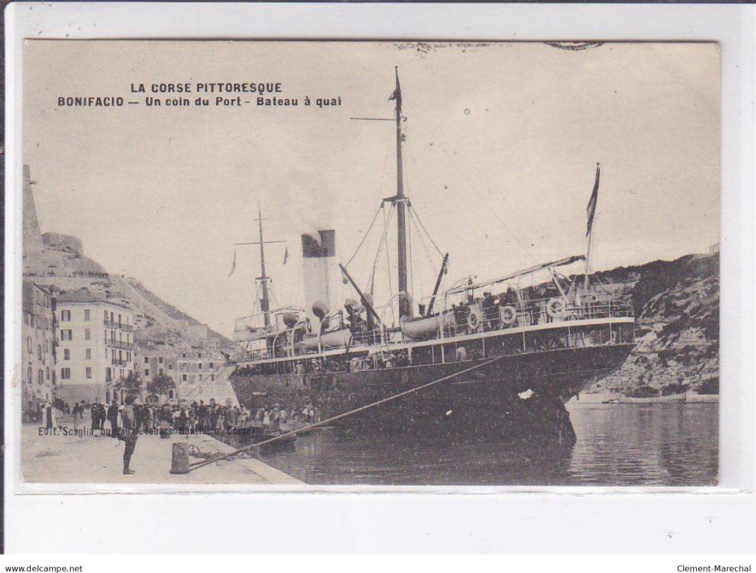 BONIFACIO: Un Coin Du Port, Bateau à Quai - Très Bon état - Sonstige & Ohne Zuordnung