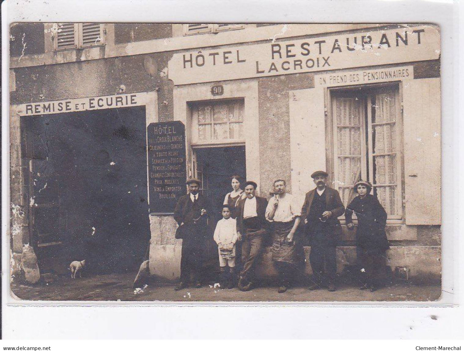 CHAMPDENIERS: Hôtel Restaurant Lacroix, Remise Et écurie - état - Champdeniers Saint Denis