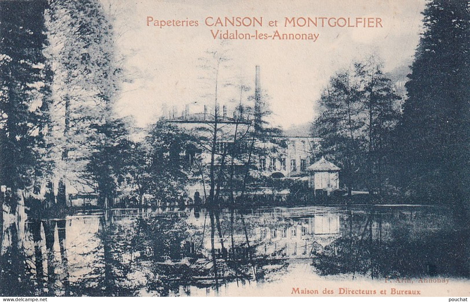 KO 29-(07) VIDALON LES ANNONAY - PAPETERIE CANSON ET MONTGOLFIER  - MAISON DES DIRECTEURS ET BUREAUX - Annonay