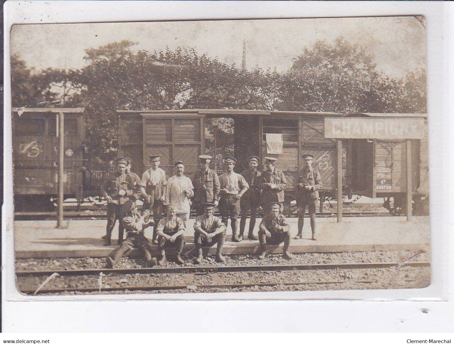 CHAMPIGNY: Militaire, Gare - état - Champigny Sur Marne