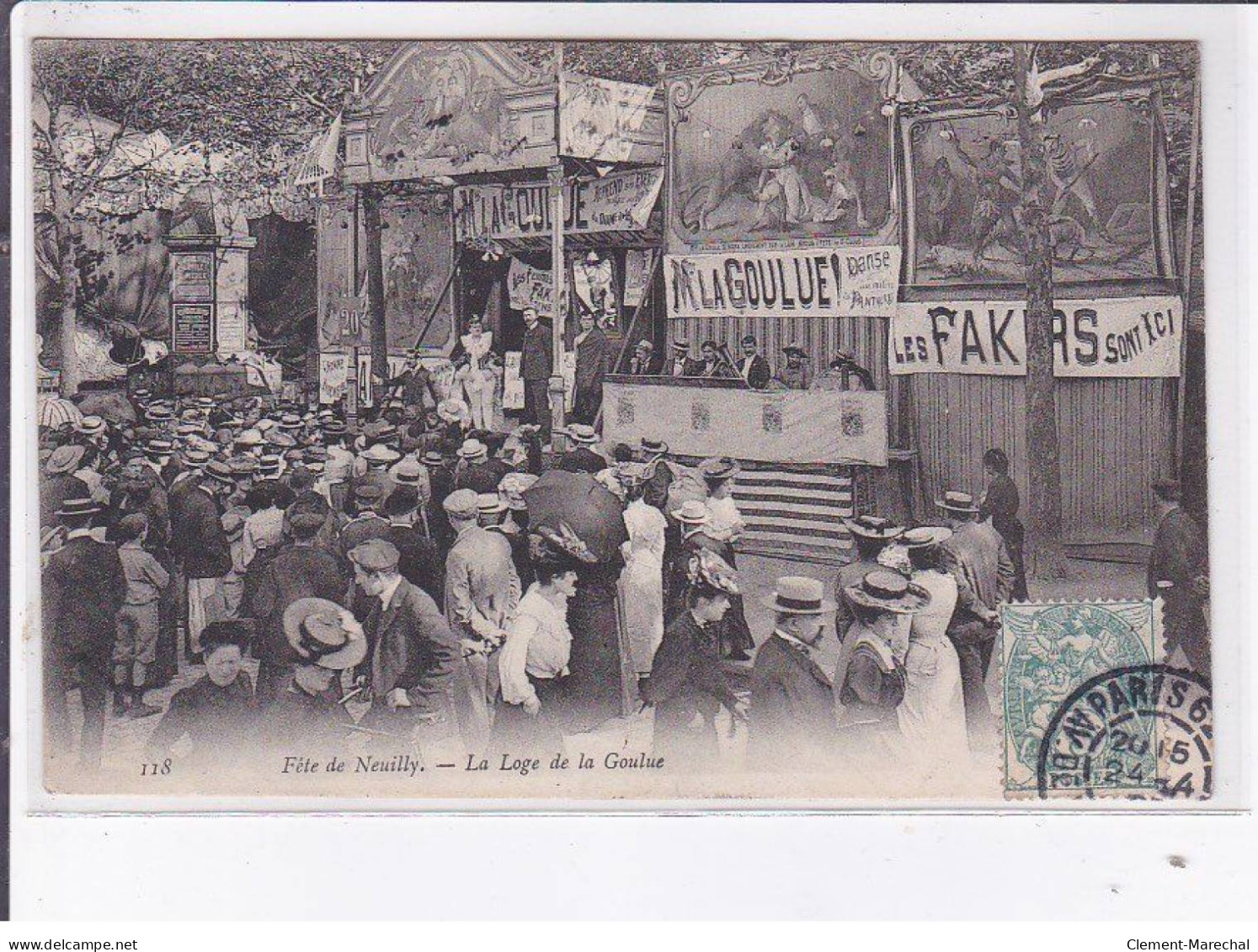 NEUILLY: Fête De Neuilly, La Loge De La Goulue - Très Bon état - Neuilly Sur Seine