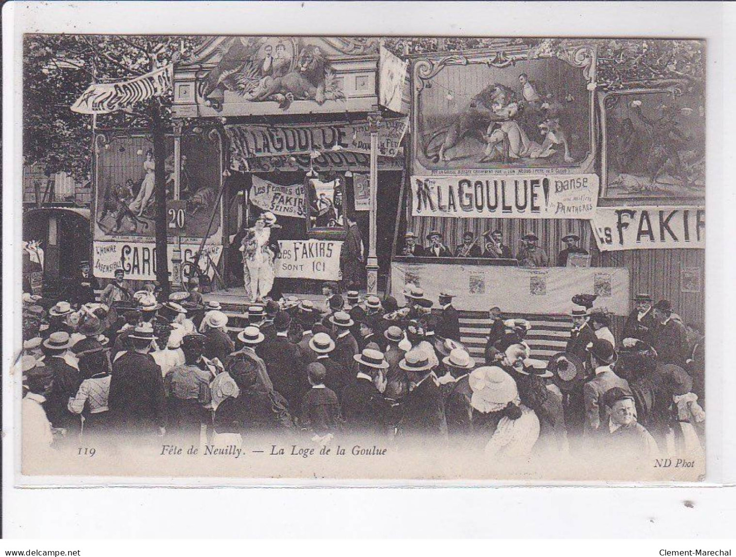 NEUILLY: Fête De Neuilly, La Loge De La Goulue - état - Neuilly Sur Seine