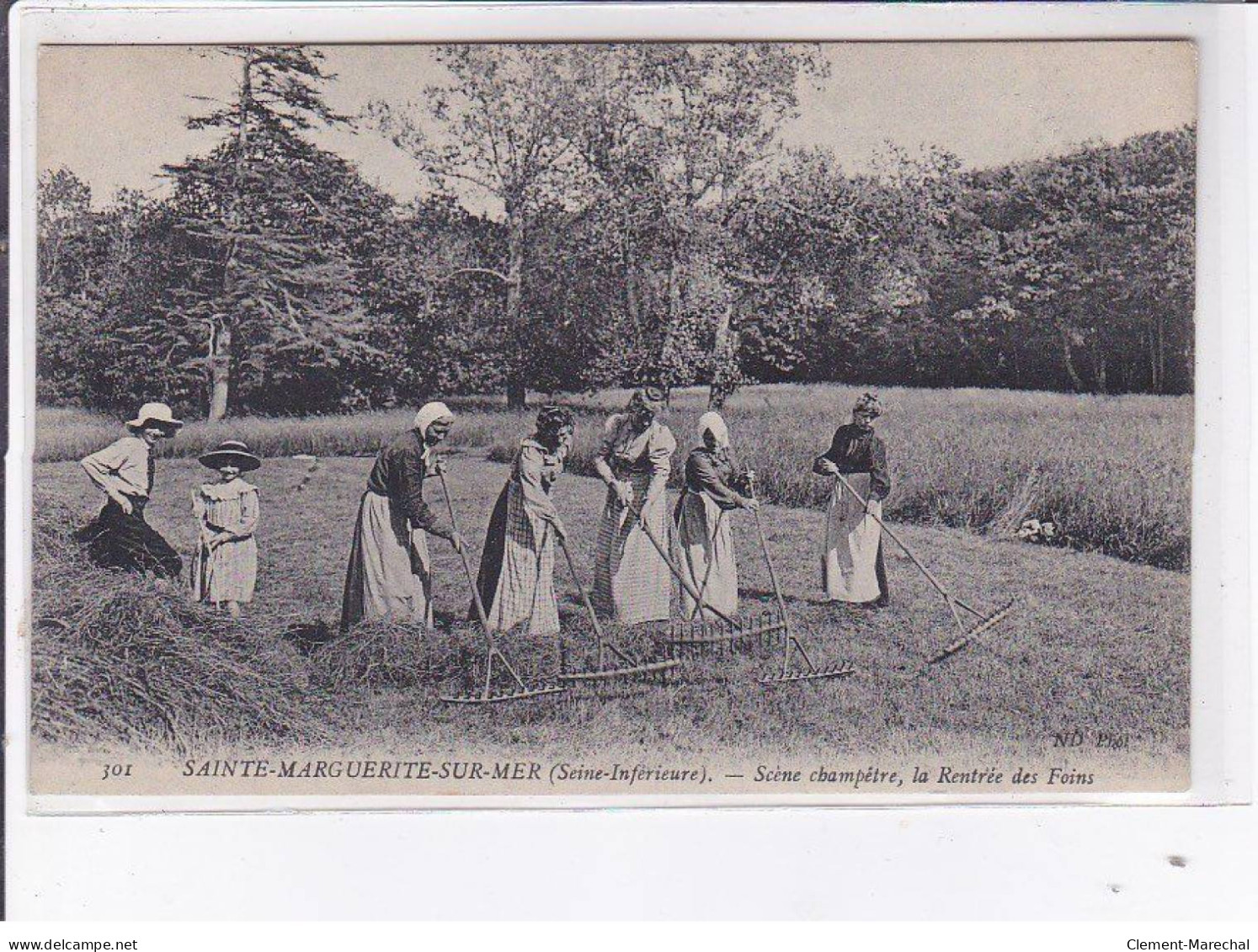 SAINTE-MARGUERITE-sur-MER: Scène Champêtre, La Rentrée Des Foins - Très Bon état - Sonstige & Ohne Zuordnung