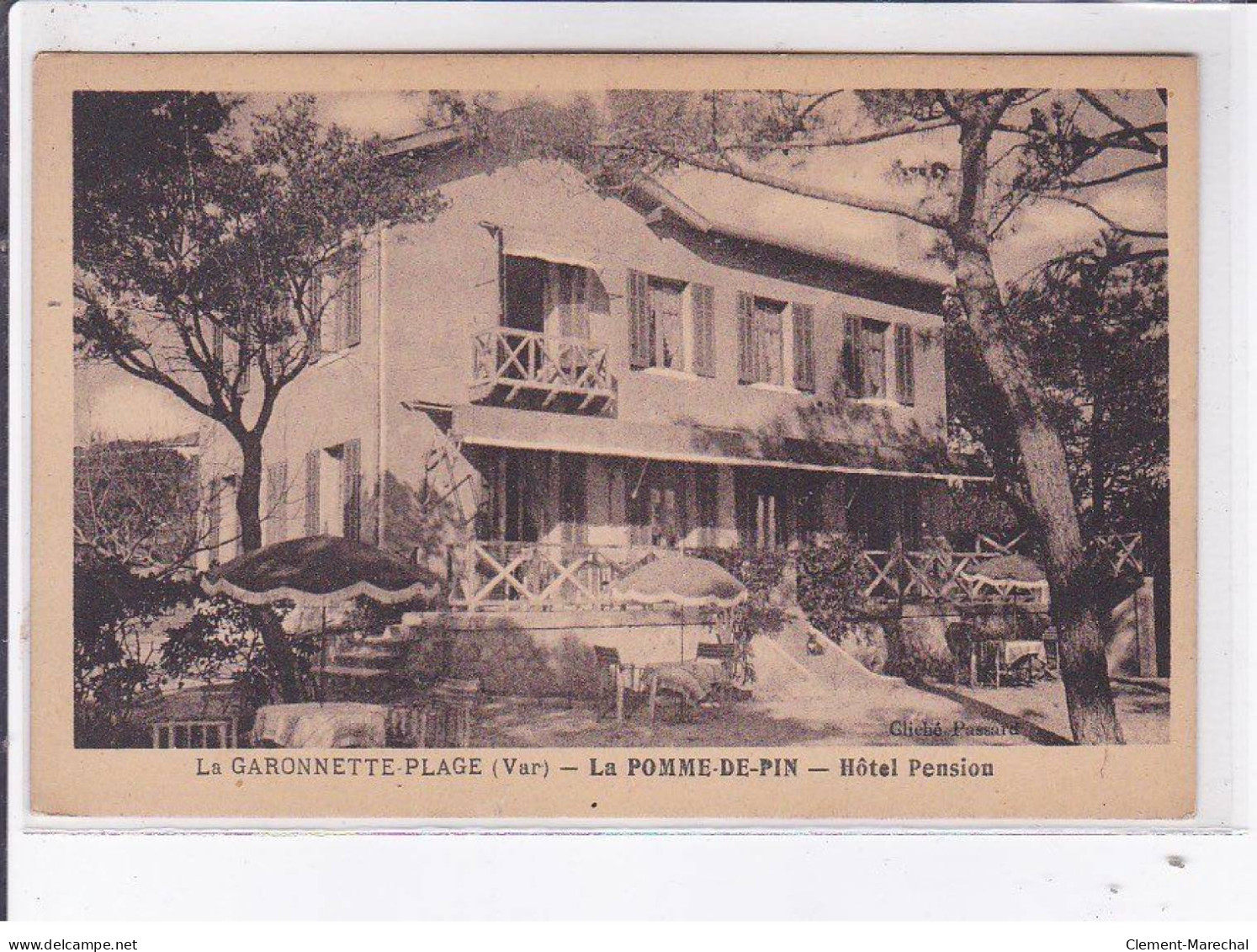 LA GARONNETTE-PLAGE: La Pomme-de-pin, Hôtel Pension - Très Bon état - Andere & Zonder Classificatie