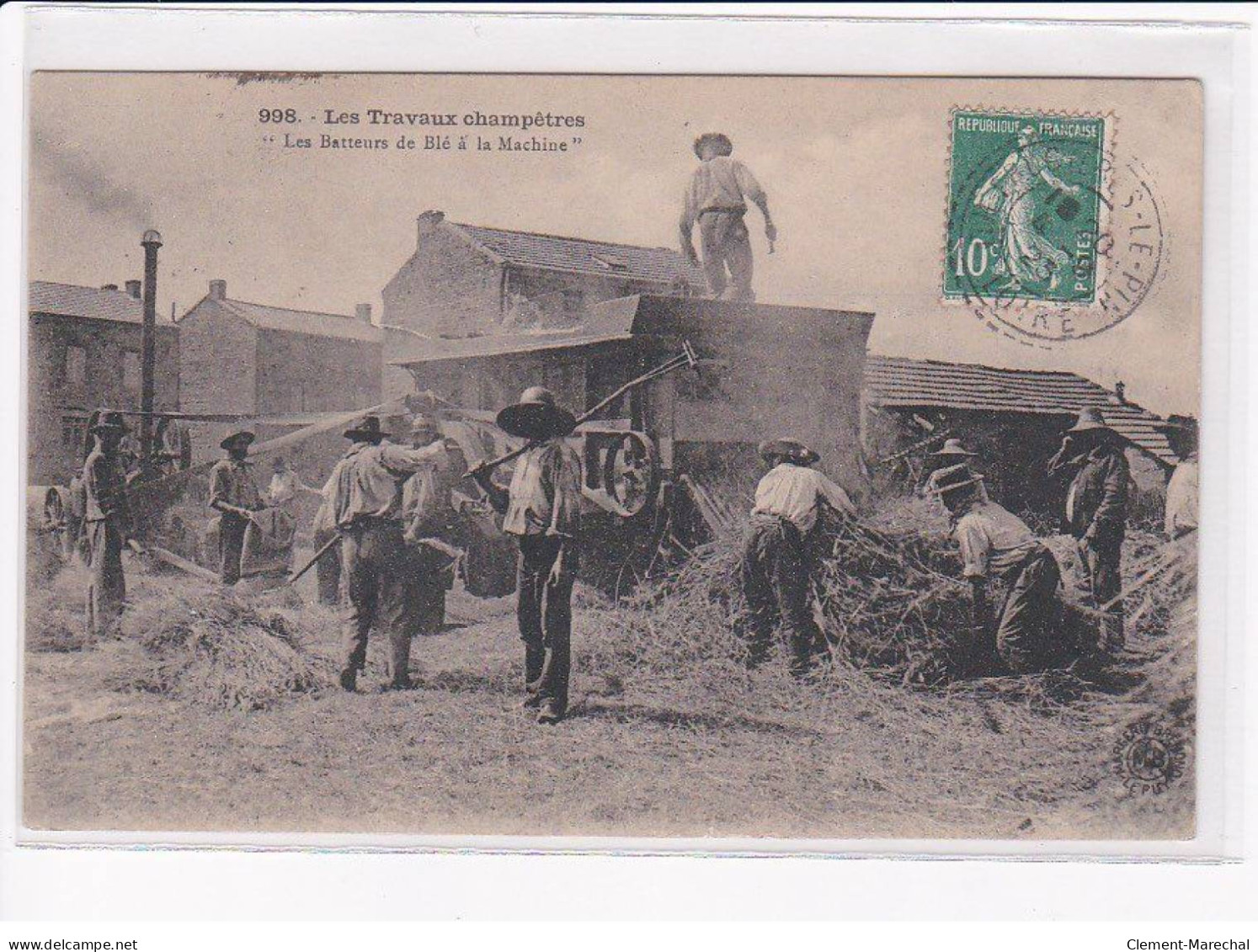 Les Travaux Champêtres - Les Batteurs De Blé à La Machine - Très Bon état - Autres & Non Classés