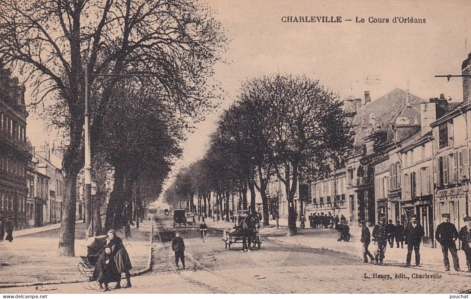 KO 30-(08) CHARLEVILLE - LE COURS D'ORLEANS - ANIMATION - Charleville