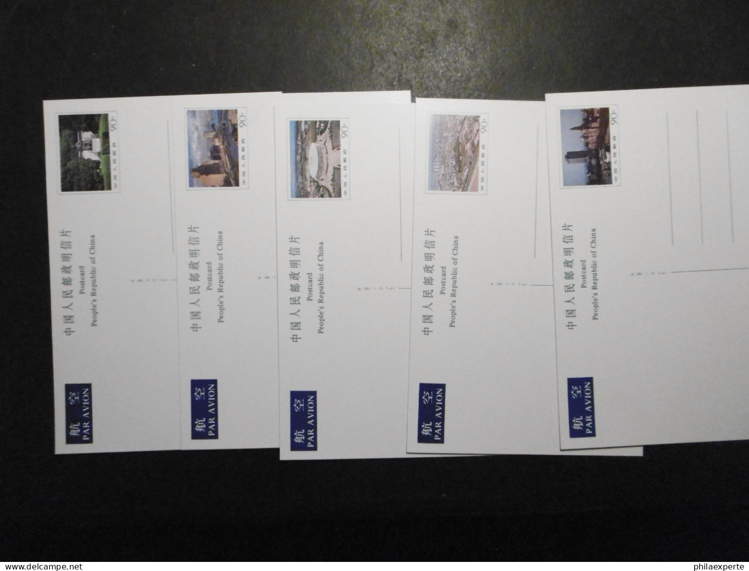 China VR 9 GA Karten Zu -.90 */ungebraucht Im Folder Von 1987 - Cartoline Postali