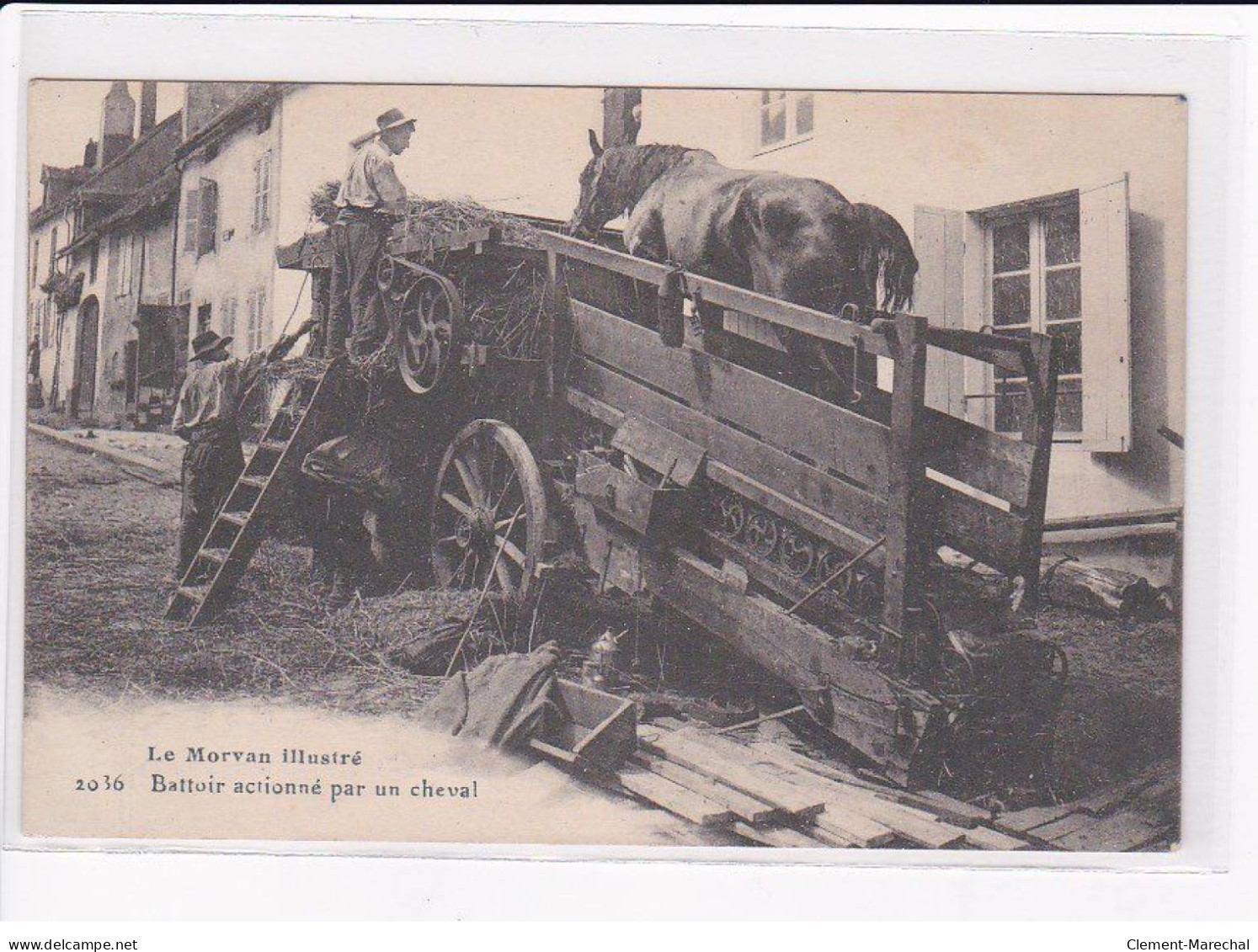 LE MORVAN ILLUSTRE - Battoir Actionné Par Un Cheval - Très Bon état - Altri & Non Classificati