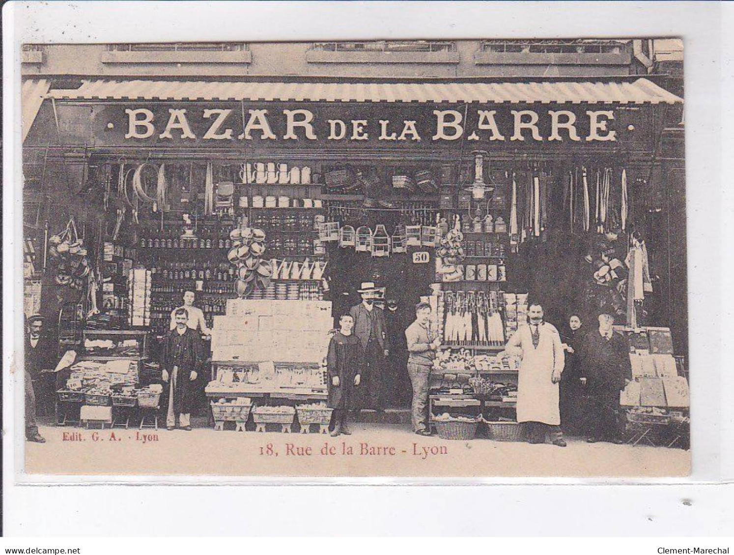 LYON: Bazar De La Barre, 18 Rue De La Barre - Très Bon état - Sonstige & Ohne Zuordnung