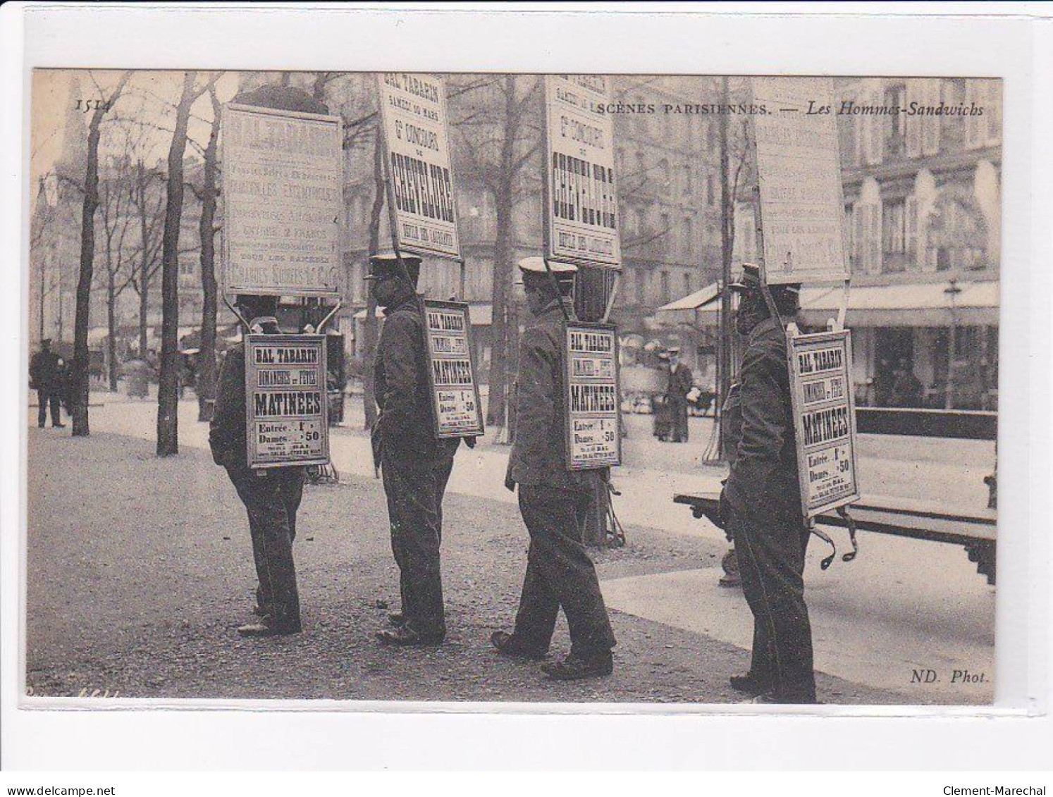 PARIS - Hommes Sandwichs - Très Bon état - Other & Unclassified