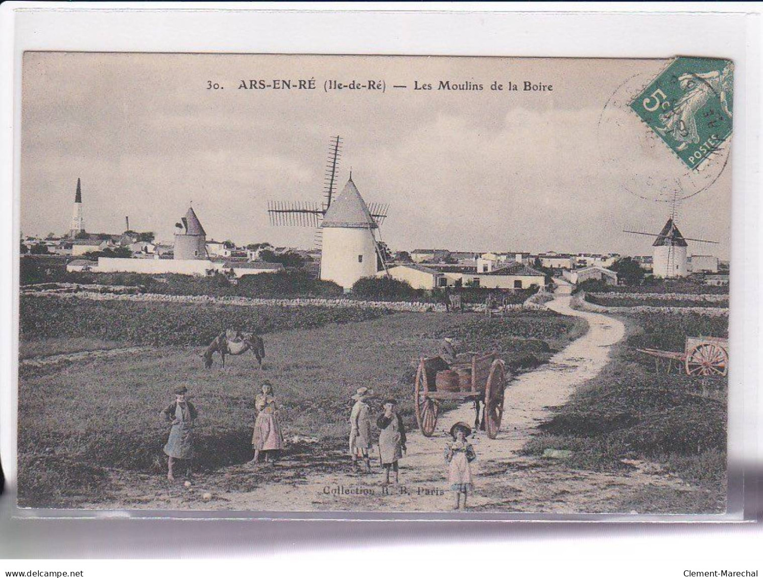 ARS EN RE - Les Moulins De La Boire - Rare En Couleur - Très Bon état - Autres & Non Classés