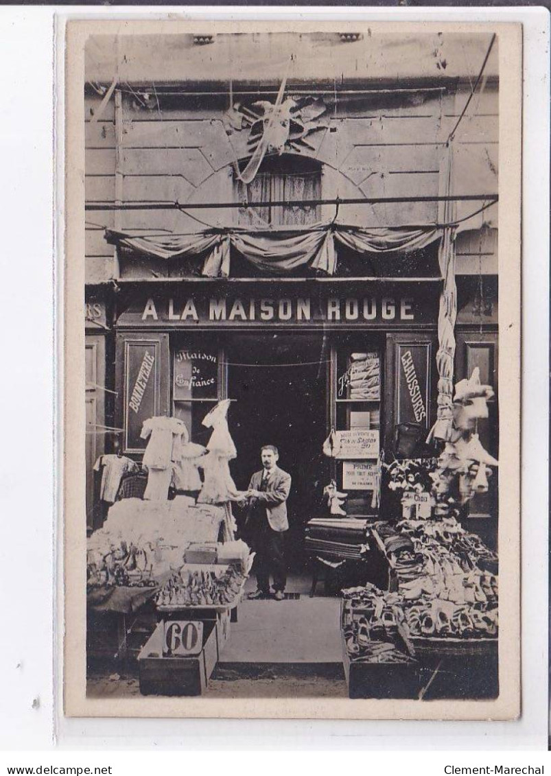 LE CATEAUX(?): 9 Rue Charles Seydoux, A La Maison Rouge - Très Bon état - Le Cateau