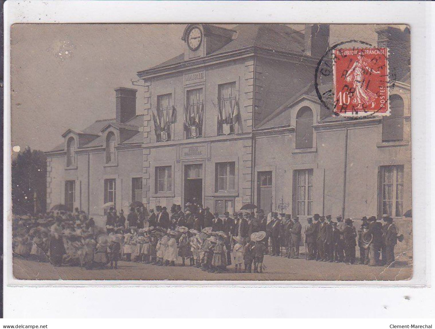 SAINT-BRICE: Mairie, Personnages Et Enfants - Très Bon état - Altri & Non Classificati